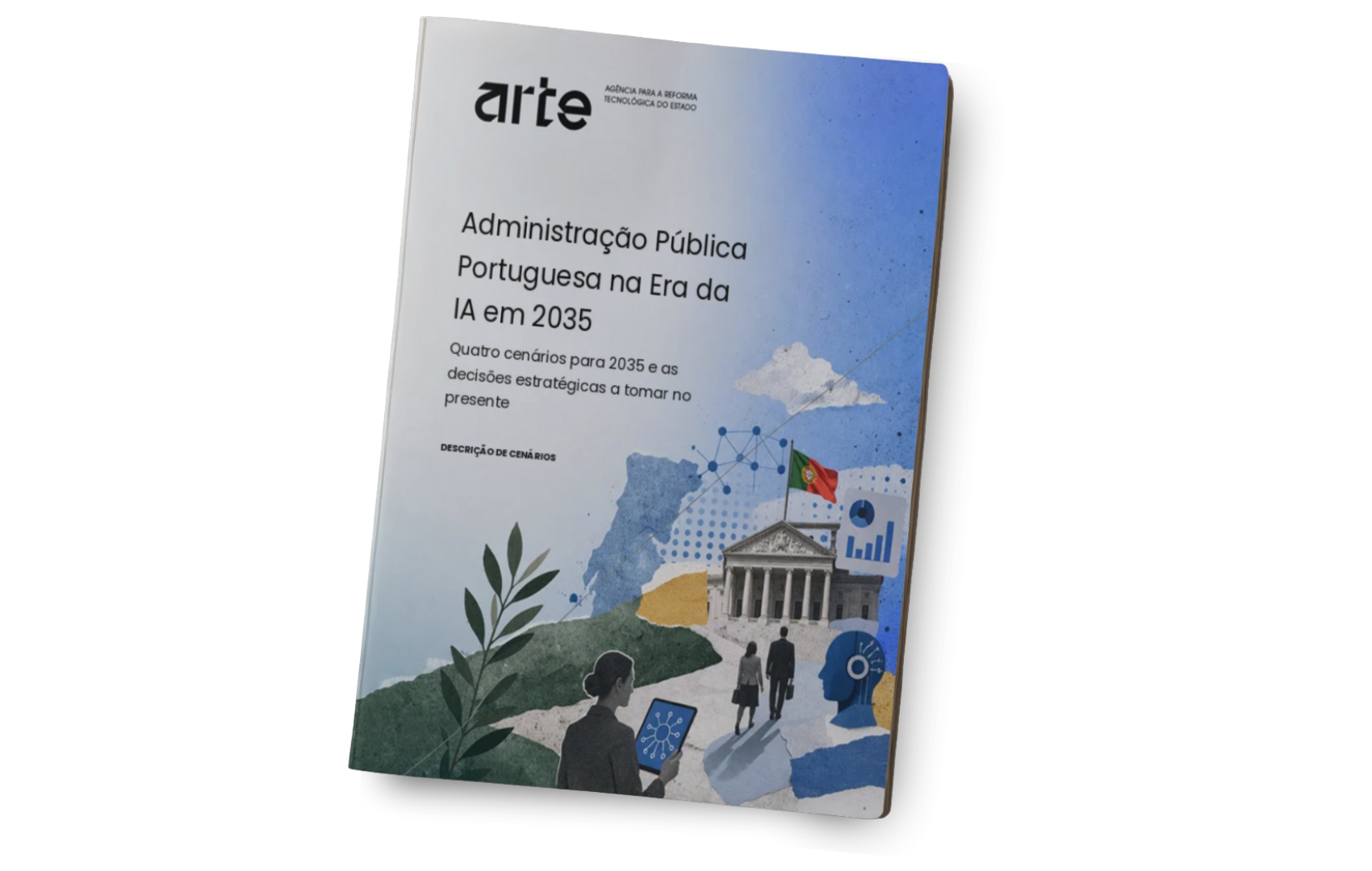 Página inicial da plataforma iAP num portátil